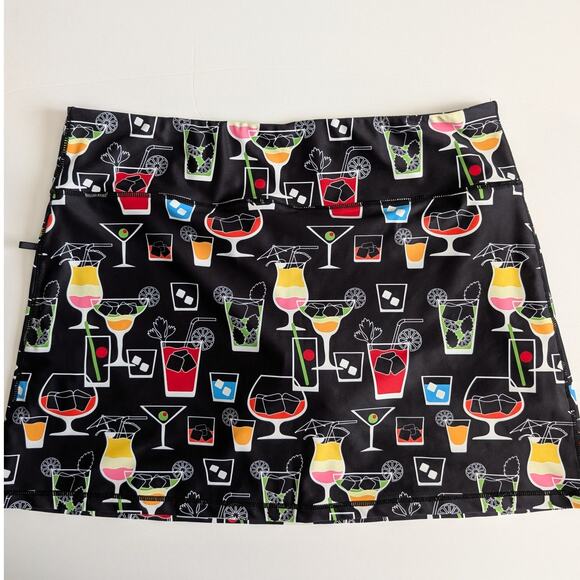Ready Golf "On the Rocks" Women's Novelty Print Golfing Activewear Skort Size XL - Picture 1 of 5